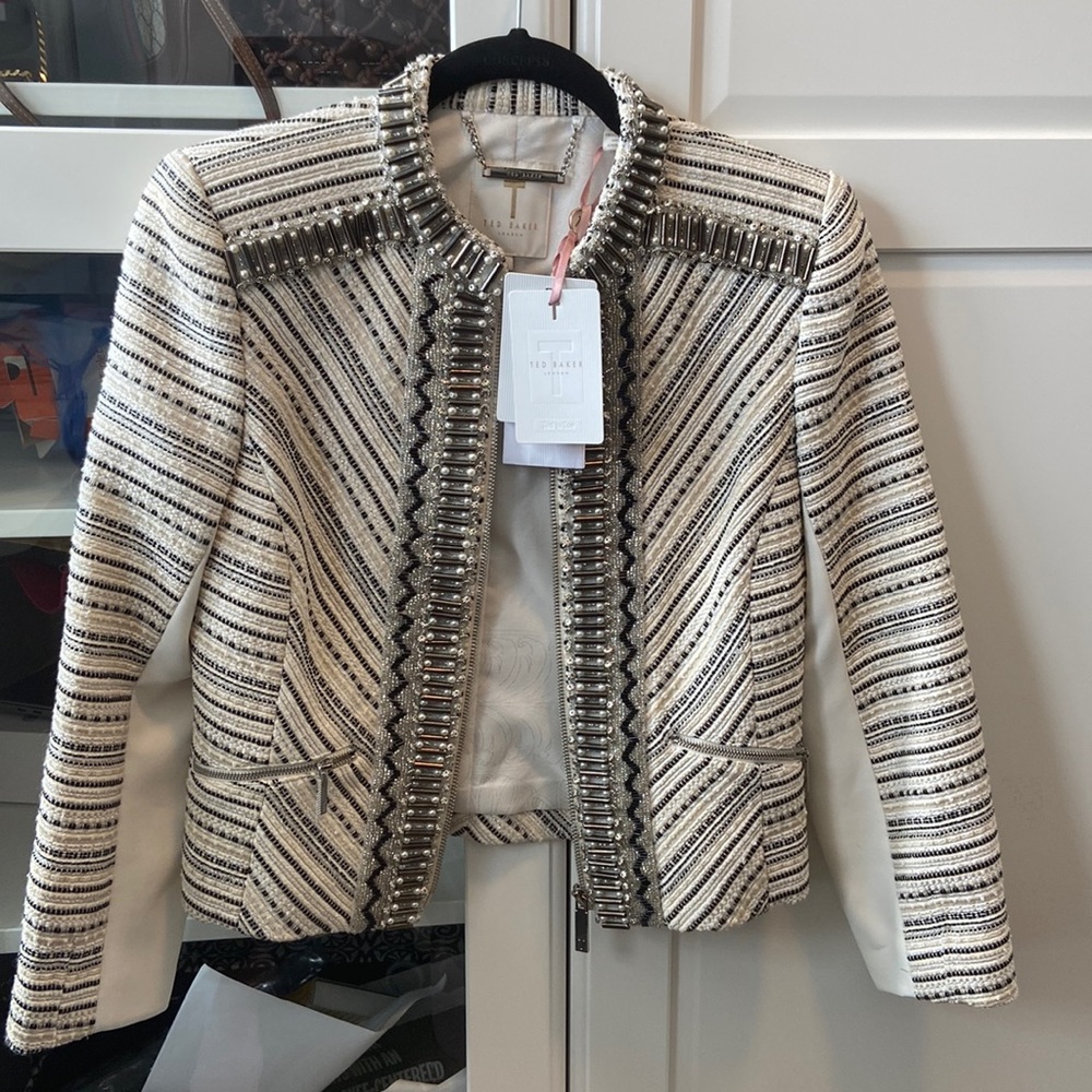 NWT: Ted baker embellished women jacket